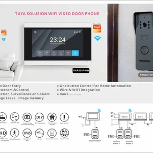 Glomarket 4-line Intelligent Visual Doorbell 1080P Wifi Tuya Video Door Phone <strong>Intercom</strong> Multi Apartment Access Control <strong>System</strong> - Product Image 4