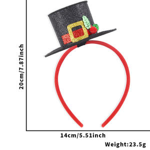 Diademas Navideñas al por Mayor para Adultos, Accesorios para el Cabello con Astas de Reno y Papá Noel - Product Image 2