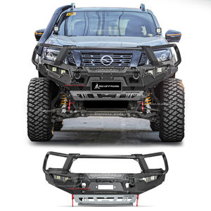 Defensa Delantera y Parachoques Trasero Serie F16-A ADI OFF ROAD para Camioneta Pickup 4x4, Compatible con NAVARA NP300 FRONTIER PRO 4X 2015-2020 - Product Image 1
