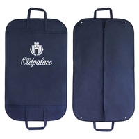 Housse de protection pour robe en tissu non tissé écologique, avec impression de logo personnalisé et poignée