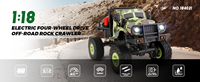 Camion WL Wltoys 184021, camion RC à l'échelle 1/18, télécommande 2,4G 4 canaux, jouet télécommandé, chargeur expert, tout-terrain intérieur-extérieur