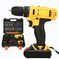 Perceuse électrique Rechargeable 12V Double vitesse au Lithium perceuse à main multifonction tournevis électrique domestique