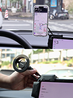 Support de téléphone de voiture rotatif à 360°, flexible, étanche, avec base magnétique puissante, utilisation à une main, hauteur réglable