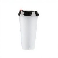 Gobelets à thé au lait jetables en PP épais moulés par injection, calibre 90 mm, logo personnalisable, modèle 00925, usage commercial, Shenzhen Circle