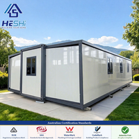 Maison préfabriquée extensible en conteneur de 20 pieds et 40 pieds, conforme aux normes australiennes, 1, 2, 3, 4 ou 5 chambres, maison de luxe à vendre, construction de mini-maisons