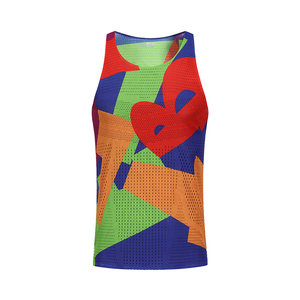 Gilet de course unisexe en maille respirante, personnalisé, décontracté, confortable, imprimé par transfert thermique, pour marathon et sport - Product Image 4