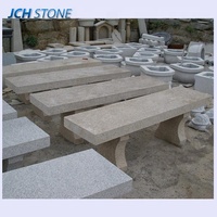 G654 Gris foncé Pierre de granit Extérieur Public carré Jardin Loisirs Chaises Tables Bancs
