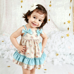 Design Hongbo Set di abiti da compleanno per bambina di un anno graziosi abiti da bambina in pizzo nuovi nati da bambina estivi da <span class=keywords><strong>5</strong></span> <span class=keywords><strong>mesi</strong></span> - Product Image 4