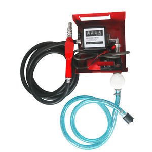 Kit de <span class=keywords><strong>pompe</strong></span> de transfert de carburant diesel bio à grand débit DC12V 24V 60LPM avec débitmètre, buse, tuyau - Product Image 1