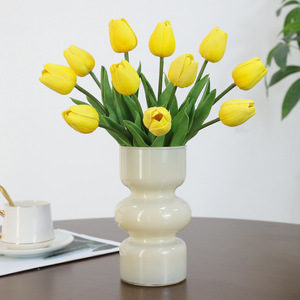 Mini Ramo de Tulipanes Rosados de Espuma Plástica, Alta Simulación, Estilo Nórdico, Decoración para el Hogar, Adorno de Mesa, Decoración de Primavera - Product Image 3