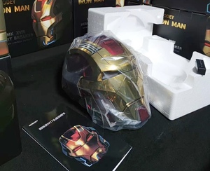 Máscara <span class=keywords><strong>de</strong></span> <span class=keywords><strong>Iron</strong></span> <span class=keywords><strong>Man</strong></span> Mk17 Nueva <span class=keywords><strong>de</strong></span> Fábrica, Control Remoto por Voz, <span class=keywords><strong>Casco</strong></span> <span class=keywords><strong>de</strong></span> <span class=keywords><strong>Iron</strong></span> <span class=keywords><strong>Man</strong></span> Mk17 - Product Image 6