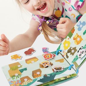 Excelente Libro de Pegatinas de Animales Reutilizables para Niños, Juguete de Viaje Ideal para Niños Pequeños - Product Image 4