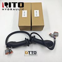 Manette de commande adhésive RITO 512-1247 pour excavatrice, gauche/droite, pour engins de construction