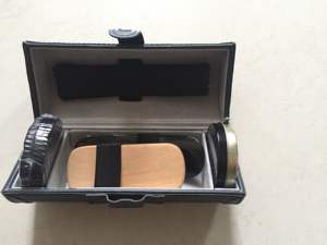 Дорожный набор для блеска обуви, набор для полировки обуви, звуковой сигнал для обуви + щетка для обуви + губка для обуви + ткань для обуви + воск для обуви - Product Image 2