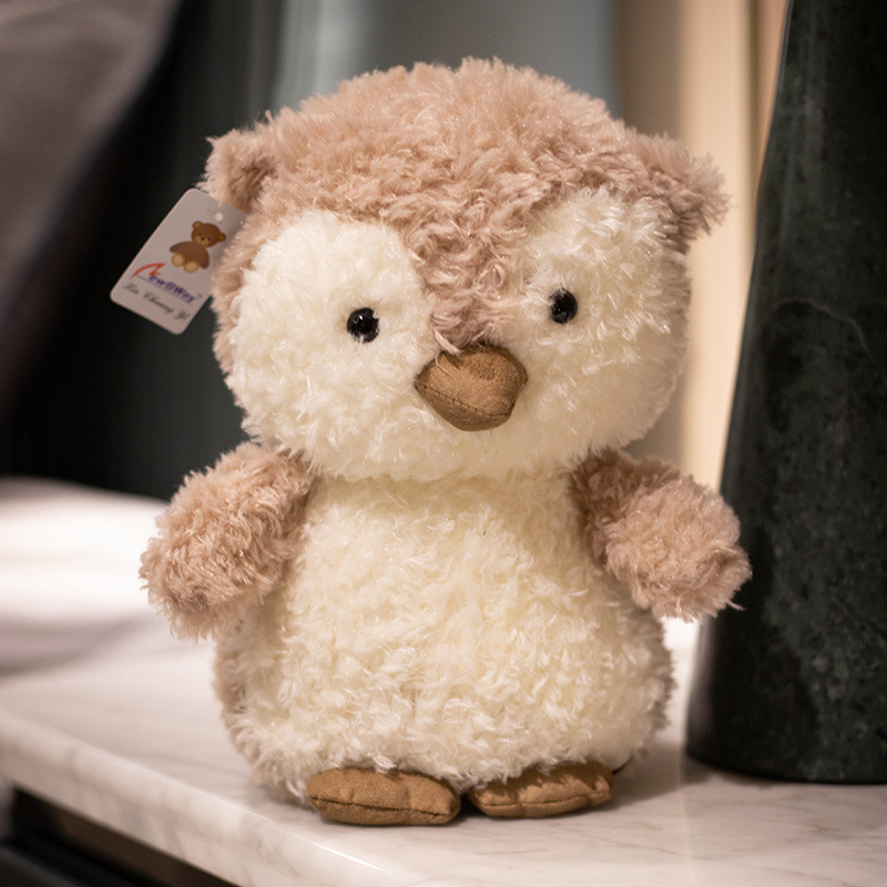 Hibou frisé 20cm