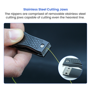 ที่ตัดสายเอ็นตกปลาอะลูมิเนียมสีดำ พร้อมห่วงเกี่ยว - Product Image 3