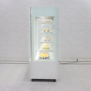 Chuyên nghiệp lớp thẳng đứng Kính lạnh siêu thị tủ lạnh sảnh khách sạn <span class=keywords><strong>Showcase</strong></span> cửa hàng tráng miệng trưng bày cho khách sạn - Product Image 3