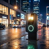 Wattzing - Cargador Rápido para Vehículos Eléctricos de 22 kW, Portátil, 32 A, TIPO 2, CA, Nuevo, Salida de 22 kW, 380 V, Uso Doméstico, Negro, Estación de Carga, Certificado CE, IP65, 97% de Eficiencia