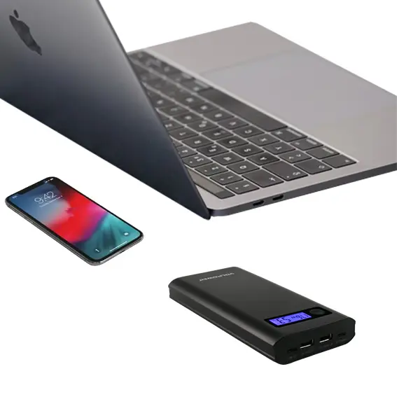 2023 nouvelle arrivée prix usine type-c ordinateur portable PD power bank pour macbook pro avec 5v 9v 12v 15v 20v sortie