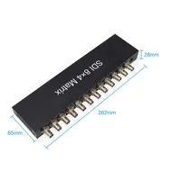 Commutateur matriciel SDI 8x4, 8 entrées 4 sorties, matrice vidéo HD-SDI 3G-SDI pour caméra CCTV, NVR, DVR, XVR, 1080p