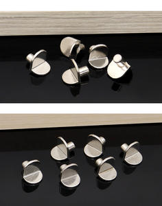 Struttura in lega di zinco solida staffa divisoria in vetro stratificato supporto per ripiano a sette caratteri <span class=keywords><strong>B</strong></span> prodotti di lavorazione - Product Image 6