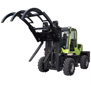 Buy 6 Ton Outdoor Rough Terrain Forklift with 6 Meter Lift Heavy Construction <b>Material</b> <b>Handling</b> Equipment - Product Image 3