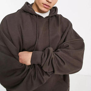 Custom Logo High Quality Cotton Blank Hoodie Fleece Heavyweight Oversized <b>Zip</b> <b>up</b> Hoodies - Product Image 3