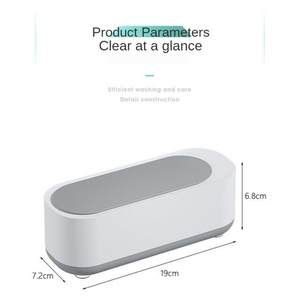 Máquina de Limpieza Ultrasónica Multifunción, Limpiador de Joyas y Herramientas de Maquillaje, Caja de Limpieza de Gafas, Limpiador Ultrasónico de Alta Frecuencia - Product Image 6