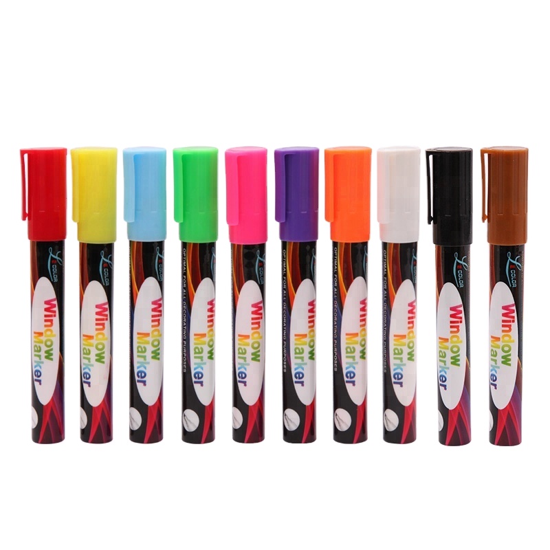 Безопасное окошко влажная стираемая сухая стираемая чернила Волшебная не токсичная жидкая меловая ручка