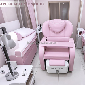 Poltrona di Lusso <span class=keywords><strong>per</strong></span> Manicure e Pedicure, Molto Popolare nei Saloni di Bellezza, con <span class=keywords><strong>Spa</strong></span> <span class=keywords><strong>per</strong></span> Piedi e Massaggio, Colore Rosa - Product Image 5