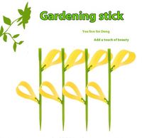 Pièges à insectes adhésifs en forme de lame, très vendus, fournitures de jardinage en état solide pour fleurs, plantes, semis, branches de charrue