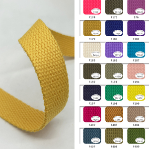 Jinshaテキスタイル工場卸売手持ちキャンバスバッグポリエステルコットンテープバックパック織りビーズ織りリボン - Product Image 4