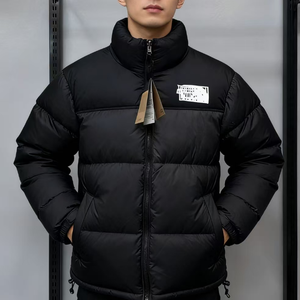 Chaqueta de Plumón Personalizada para <span class=keywords><strong>Hombre</strong></span>, Invierno, Estampado de Cebra, Casacas, Campera <span class=keywords><strong>Hombre</strong></span>, Puffer <span class=keywords><strong>Face</strong></span> - Product Image 3