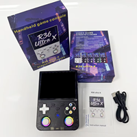 Console de jeu portable rétro R36 Ultra X, écran IPS 4,5 pouces, WiFi, Linux open source, émulateur de jeux vidéo portable, cadeau pour adultes
