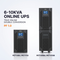 Onduleur en ligne 10 kVA avec mode ECO et batterie interne pour rack informatique