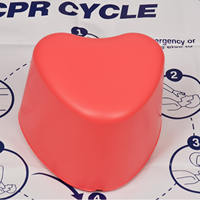 Ensemble de cube d'entraînement en forme de cœur pour la formation pratique en premiers soins factices de RCR