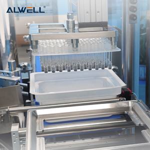 Machine de bouchage automatique de flacons en verre à grande vitesse ALWELL, personnalisée, avec moteur PLC, pour gel/poudre/liquide visqueux, 1-10 ml - Product Image 6