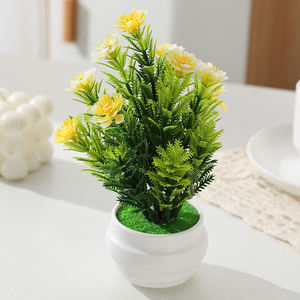 Kleine Madeliefje En Gesimuleerde 13-Eye Zonnebloem Foto Schieten Pot Milieuvriendelijke Plastic Potdecoratie - Product Image 5