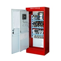 Armoire de commande de pompe incendie IP55, armoire de distribution d'alimentation double d'urgence, boîtier de contrôle d'inspection à conversion de fréquence