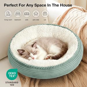 <span class=keywords><strong>Coussin</strong></span>-lit pour <span class=keywords><strong>chat</strong></span> et chien Love's Cabin Donut 20 pouces, fond antidérapant et résistant à l'eau, super doux, durable, lavable, lit de luxe vert pomme - Product Image 6