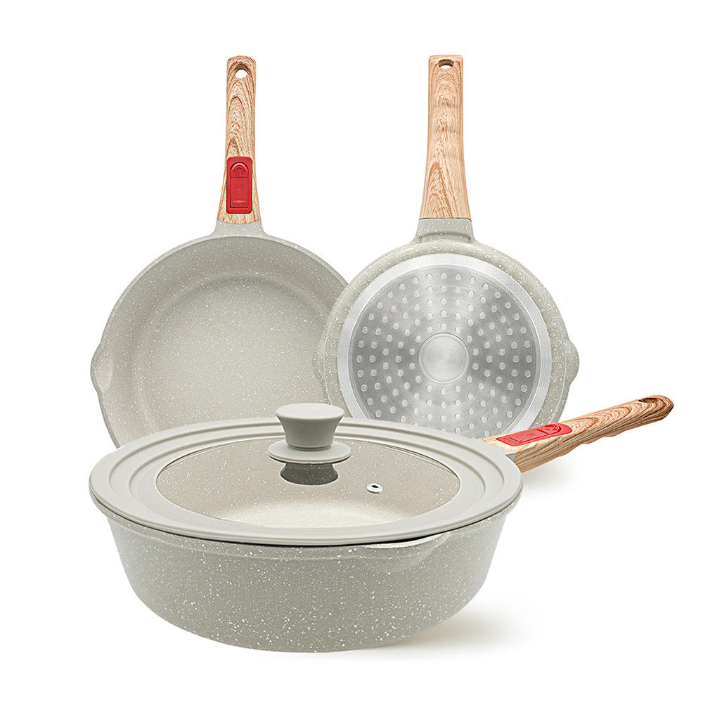 Beige-20/24/28cm set