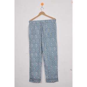 Conjunto de Pijama de Algodón con Diseño Floral Simple y Bonito, Estampado a Mano, Ropa de Dormir Ligera para Mujer, Conjunto de Verano para Estar en Casa - Product Image 5