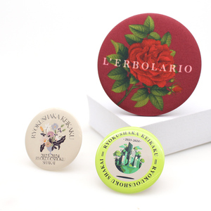 Nhà Máy Giá Vòng Hình Dạng Tin Nút Huy Hiệu 44Mm Biểu Tượng Tùy Chỉnh Thương Hiệu Nút Huy Hiệu Pin - Product Image 2