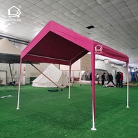 Abri de voiture portable de 10' x 20', abri de voiture robuste, garage portable, abri de voiture, tente de stockage extérieure