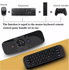 Ratón Inalámbrico con Control por Voz 2 en 1, 2.4G, Mini Teclado Recargable, Control <span class=keywords><strong>Remoto</strong></span> con Aprendizaje IR para Smart TV, Android TV Box - Product Image 3