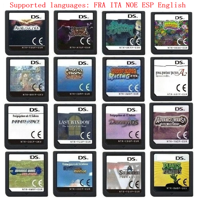 Retro Games for 1:1 Video Game Cartridge War Farming Rune Factory 3 Disgaea FRA/ITA/NOE/ESP/English Multilingual Switchable Made