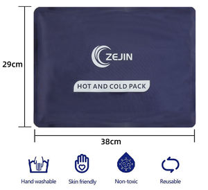 Compresse froide réutilisable souple et flexible, compresse froide et coussin de gel rafraîchissant, pochettes de glace pour blessures aux pieds, au visage, à l'épaule, à la hanche, au bras, à la cheville - Product Image 4