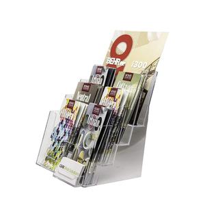 Desktop Trasparente di File di Documento Flyer Parete Della Scatola di Montaggio A4 Acrilico Brochure Holder Box per Ufficio - Product Image 5