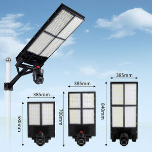 ไฟถนนโซลาร์เซลล์ LED พร้อมกล้อง  ตัวโคมอลูมิเนียม  ใช้ซิมการ์ด  จ่ายไฟด้วยไฟฟ้ากระแสตรง  กันน้ำระดับ IP65  รับประกัน <span class=keywords><strong>3</strong></span> ปี  ควบคุมการเปิด-ปิดไฟจากระยะไกล - Product Image 1