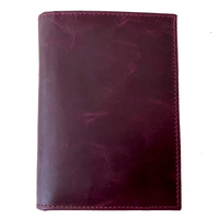 Étui pour passeport de voyage personnalisé en cuir véritable fait à la main porte-carte de crédit d'identité couvre argent portefeuille cadeaux pour unisexe avec Logo personnalisé